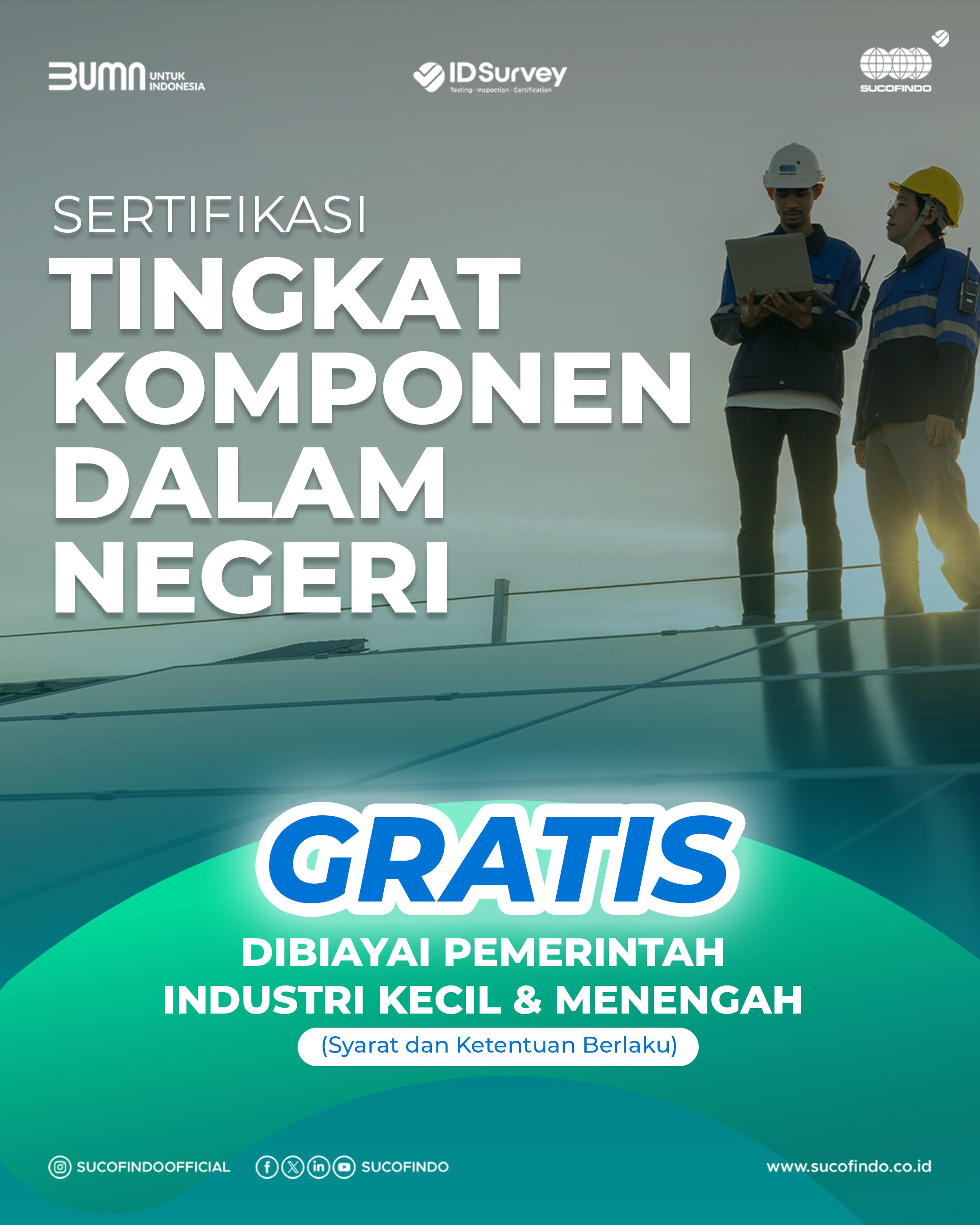 Sertifikasi TKDN Gratis SUCOFINDO